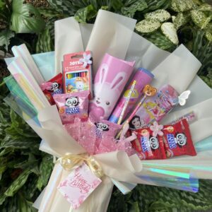 Bouquet Alat Tulis dan Snack
