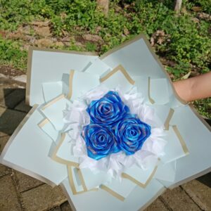 Bouquet Bunga Satin